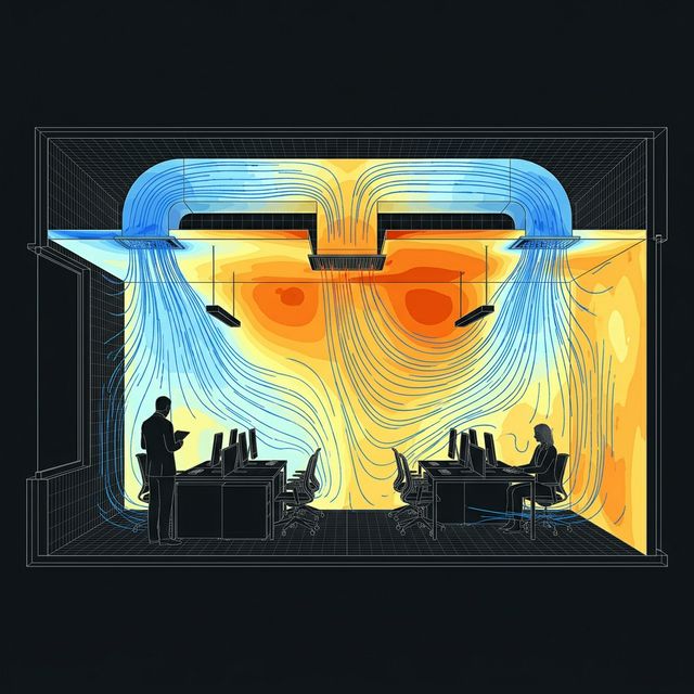 HVAC System CFD Simulation